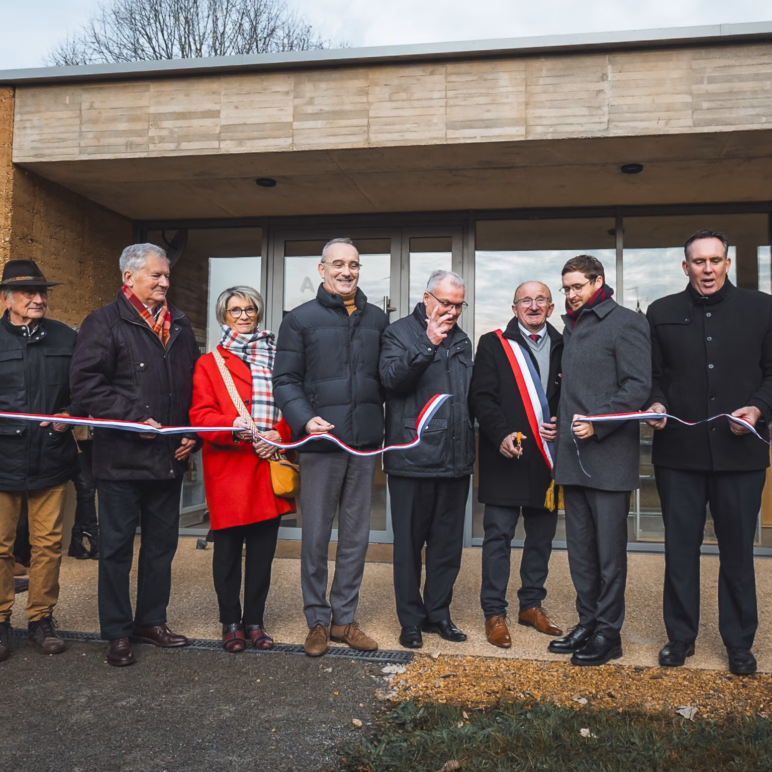 Inauguration du nouveau bâtiment d'accueil de l'Abbaye de Tuffé