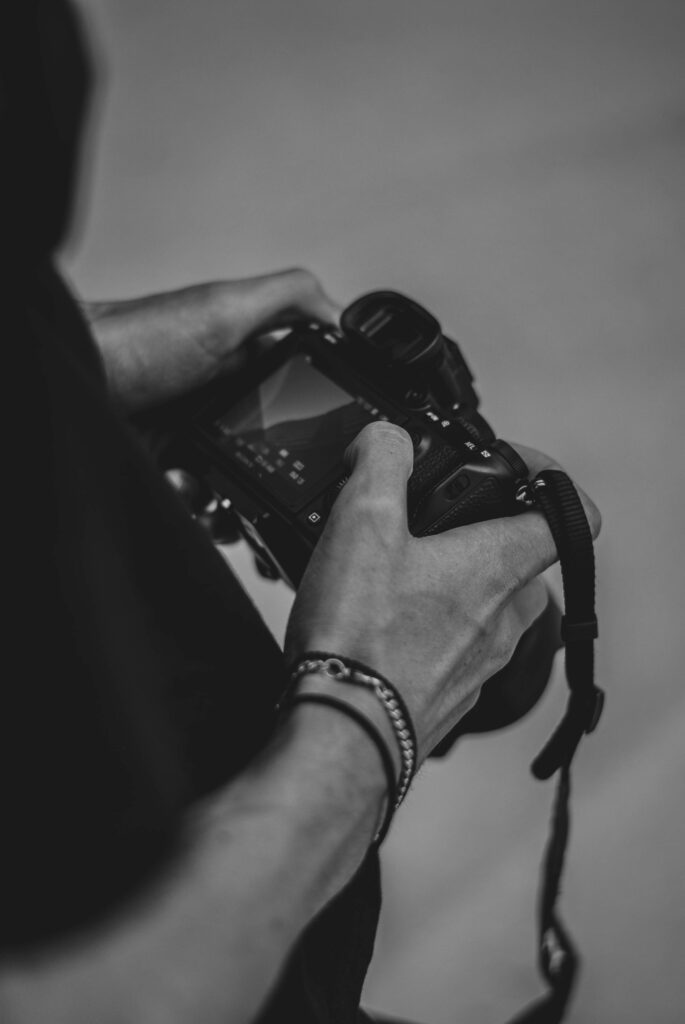 écran d'un appareil photo